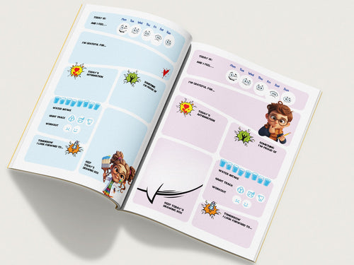 Inside the Explorer Journal, daily reflection pages